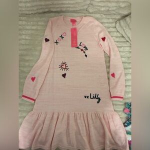 NWTs: Lilly Pulitzer Pink Love Heart Knit Fabric